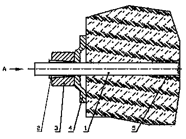 Surrounding rock support method adopting tensioning type pre-tightening anchor rod