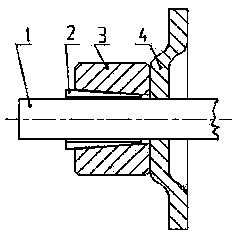 Surrounding rock support method adopting tensioning type pre-tightening anchor rod