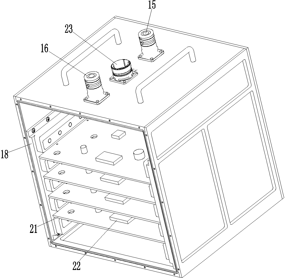 Machine case capable of dissipating heat through method of liquid cooling