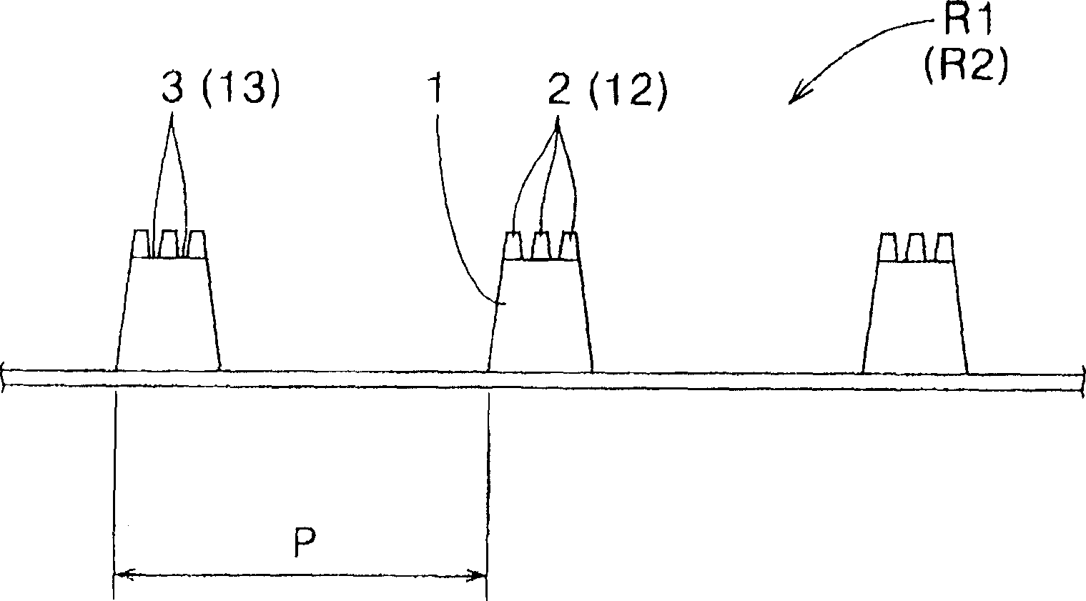 Relief for forming layer