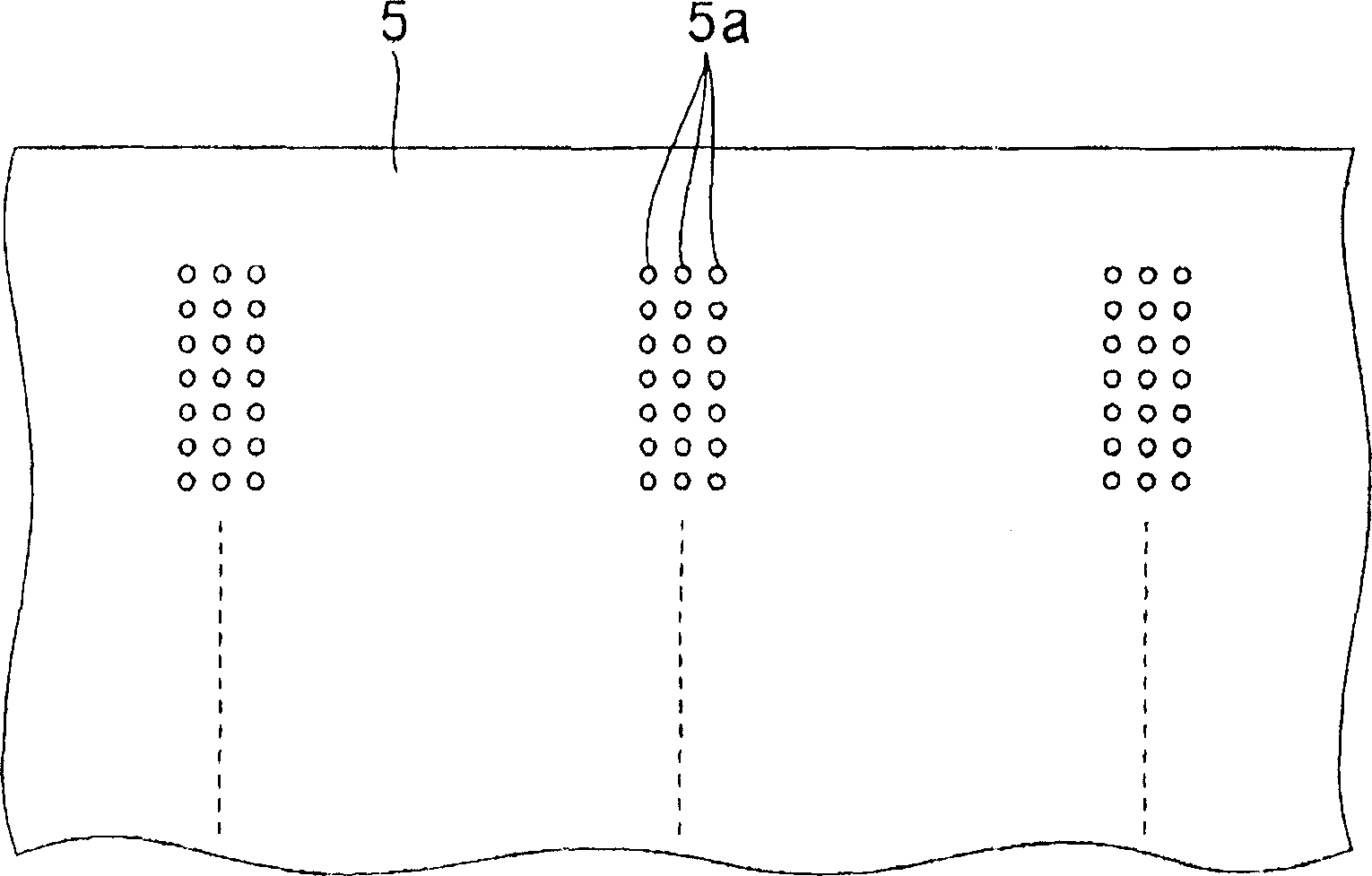 Relief for forming layer