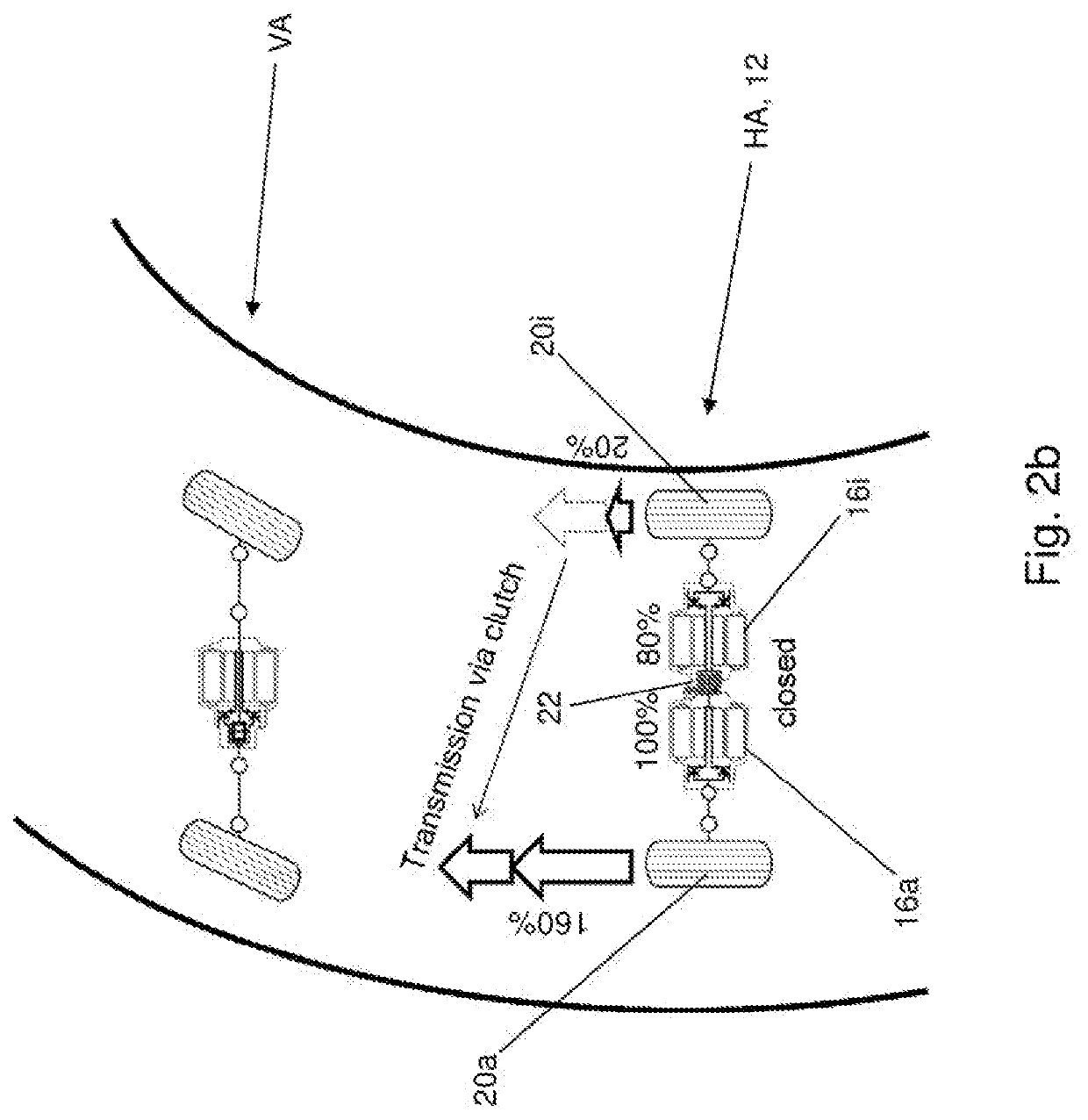 Method for improving the driving dynamics of a vehicle and drive device suitable for performing the method