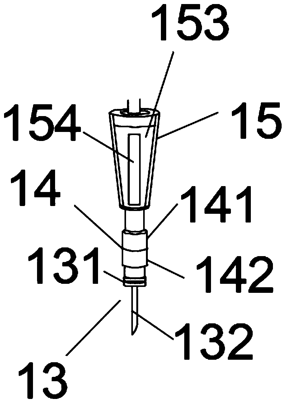 Ascites drainage device for department of gastroenterology