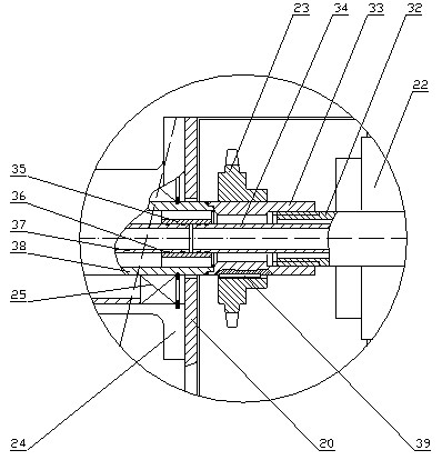 Rotary shaft type solid state fermentation tank