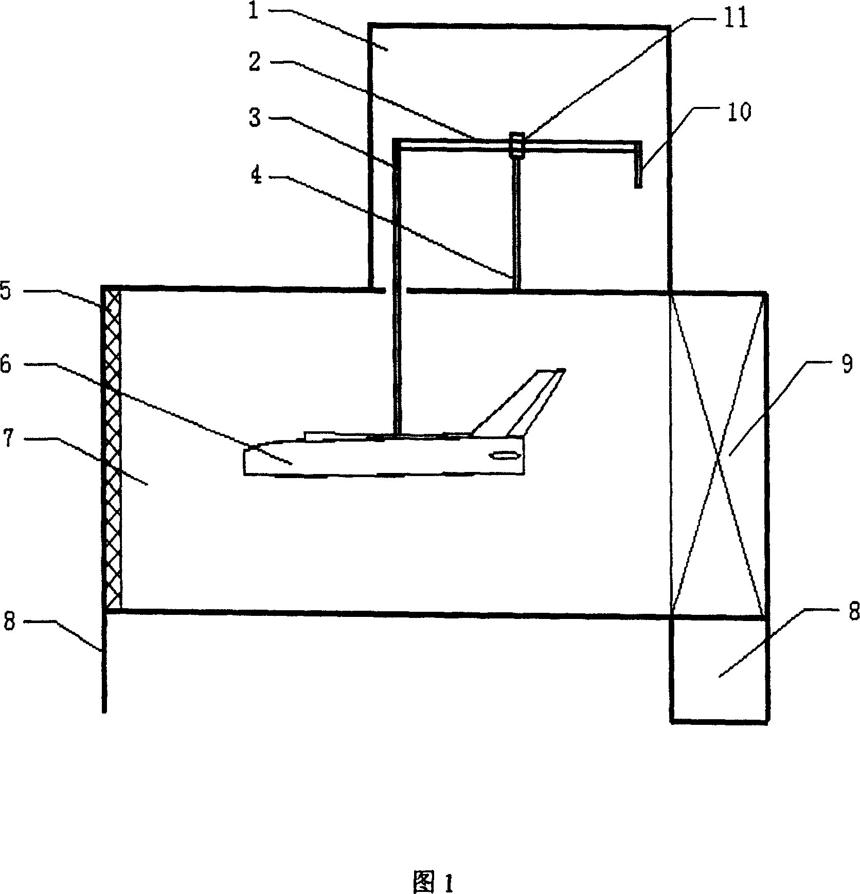 Plane fleight principle comprehensive demonstration instrument