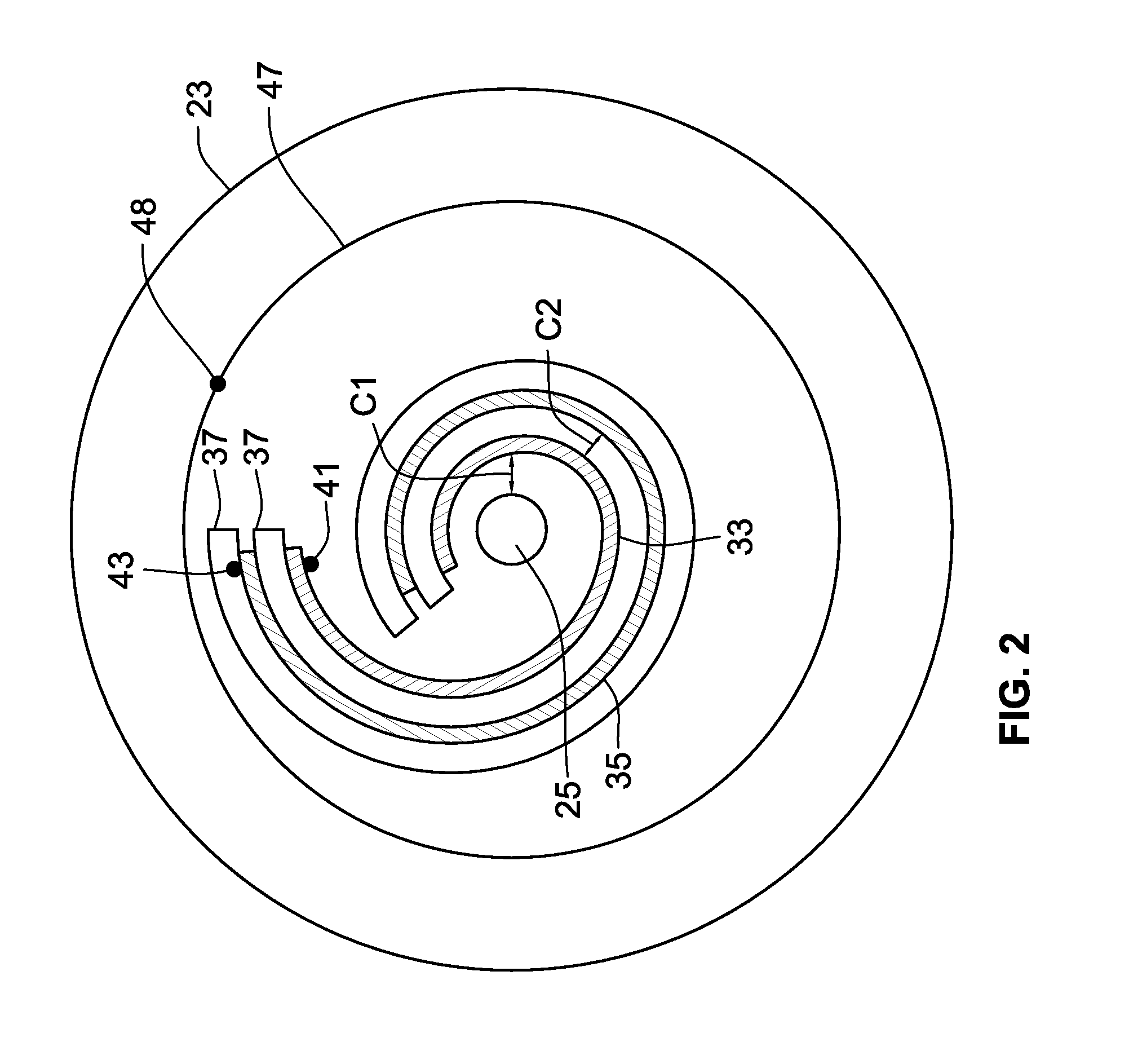 Capacitive voltage sensor for medium voltage metering