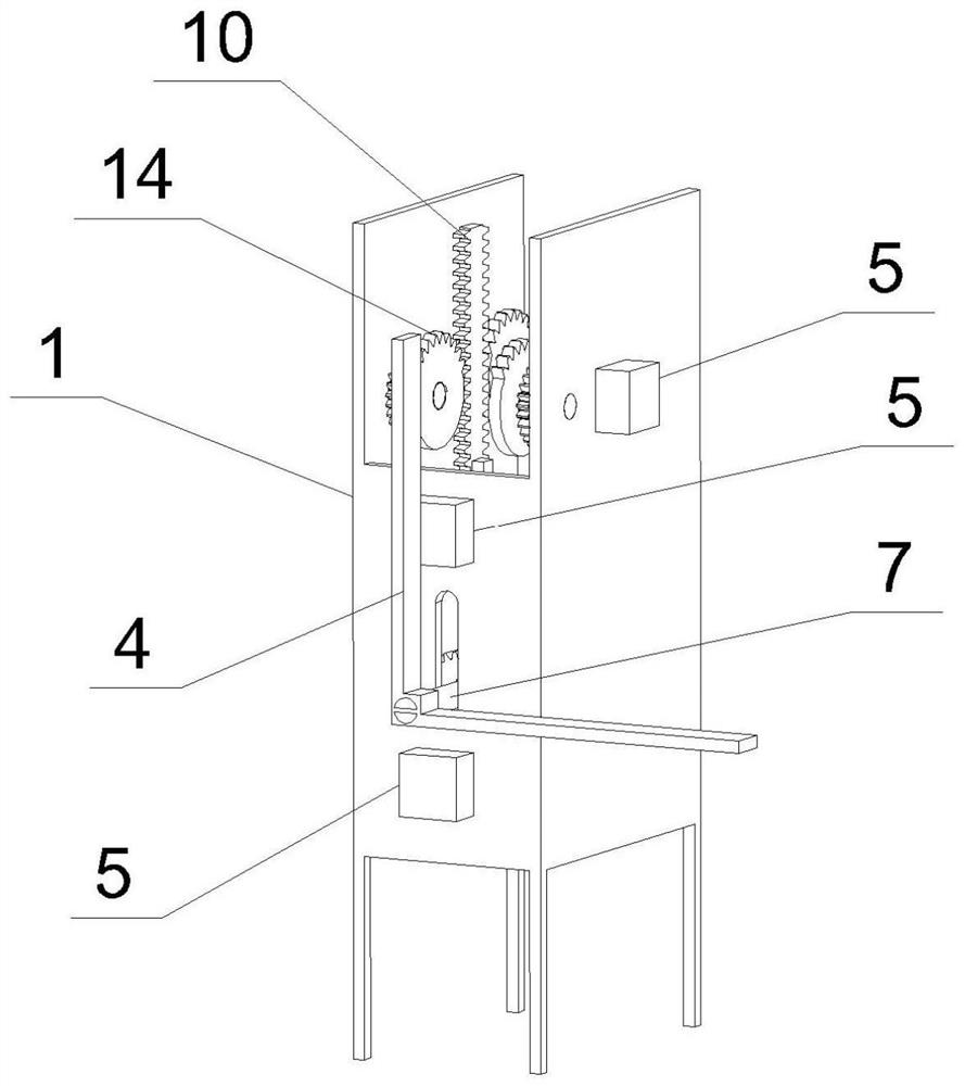 A material turning device based on dismantling line