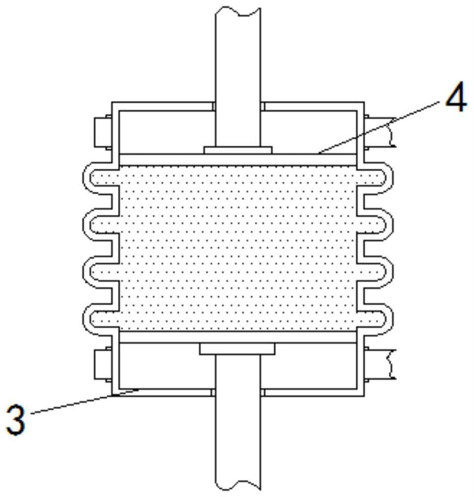 Fireproof big data machine room power distribution box capable of automatically closing heat dissipation holes