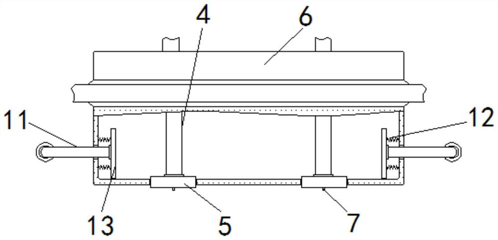 Fireproof big data machine room power distribution box capable of automatically closing heat dissipation holes