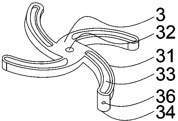 Purpus privet seedling trimming device