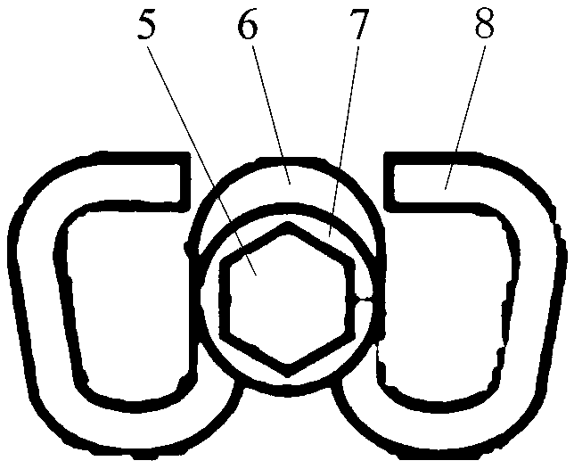 Method for detecting spring tongue gap of fastener