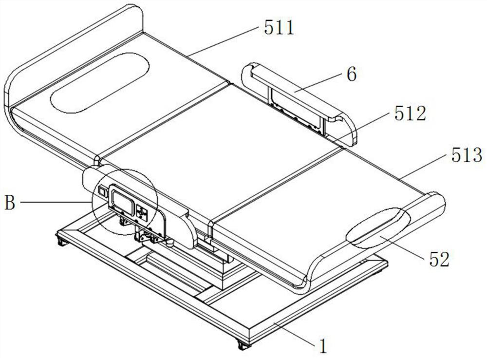 Multifunctional obstetric nursing rehabilitation bed