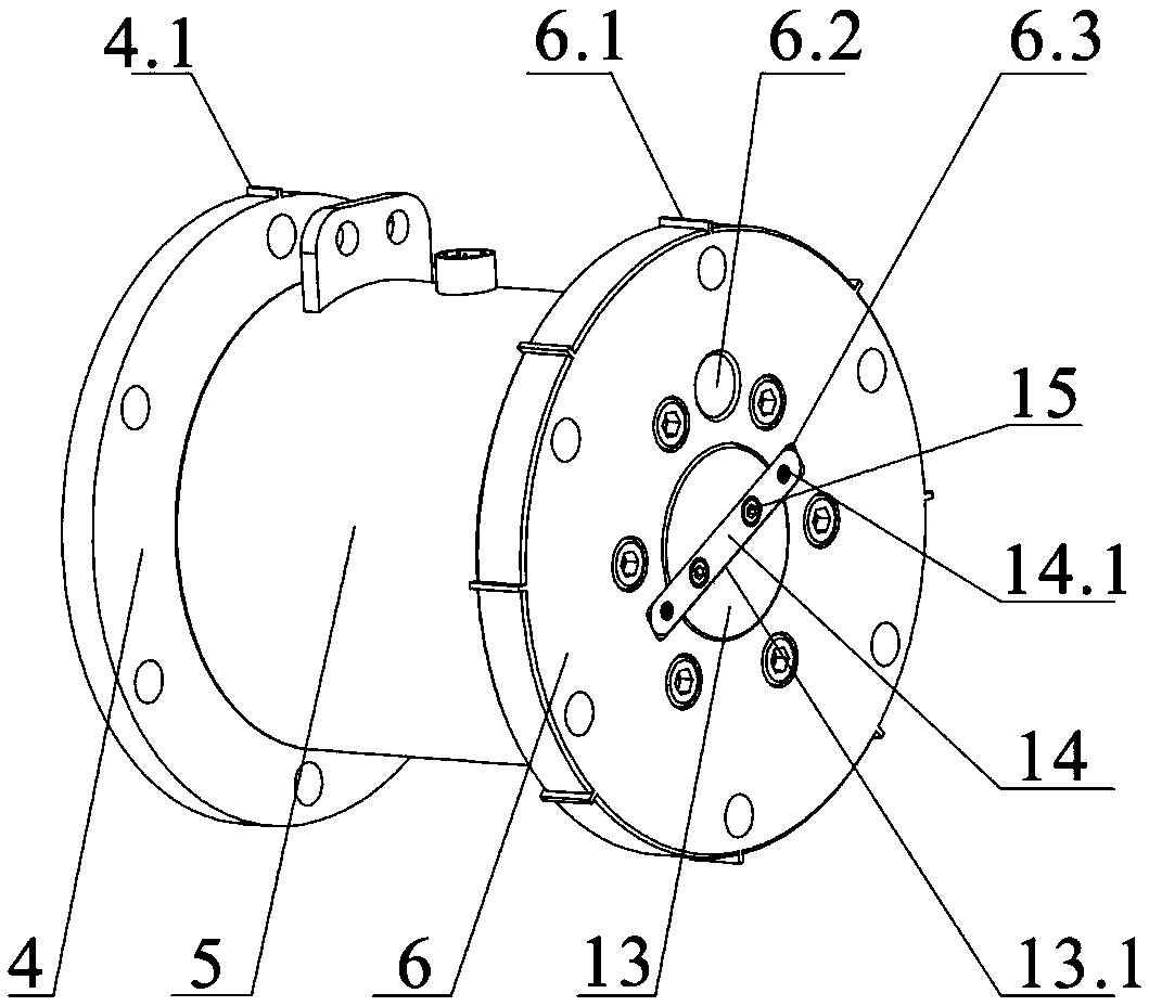 Cutter shaft triaxial force measuring device for rotary tillage soil groove experiment platform and measuring method