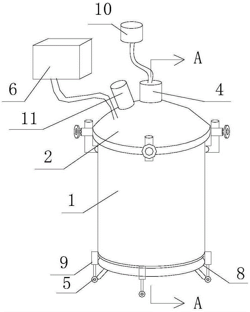 Portable vibration absorption stirrer