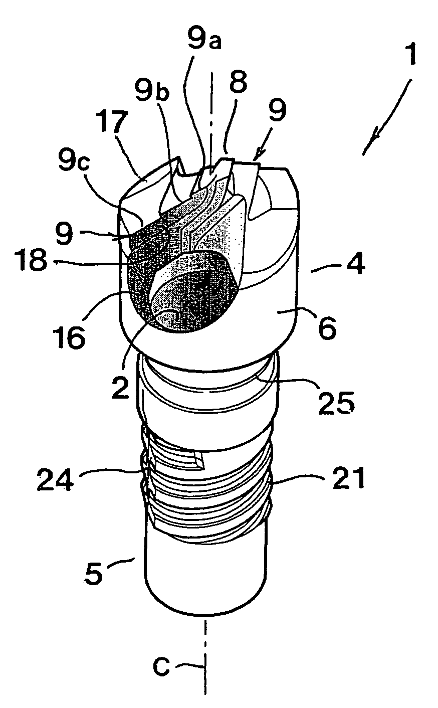 Edge-carrying drill body having an internal chip-removal channel