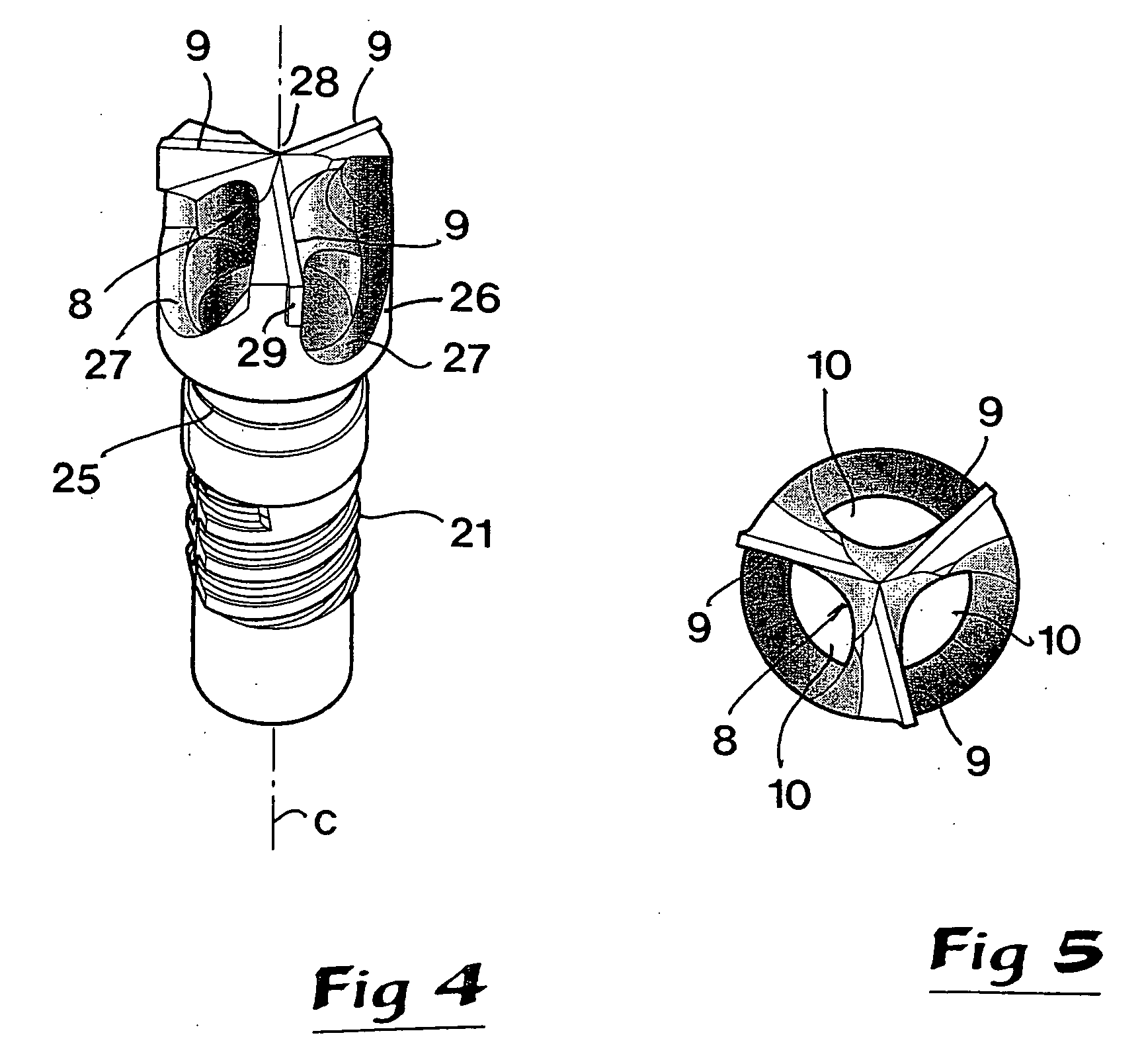 Edge-carrying drill body having an internal chip-removal channel