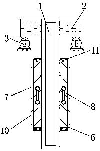 Fireproof door with triple fireproof function