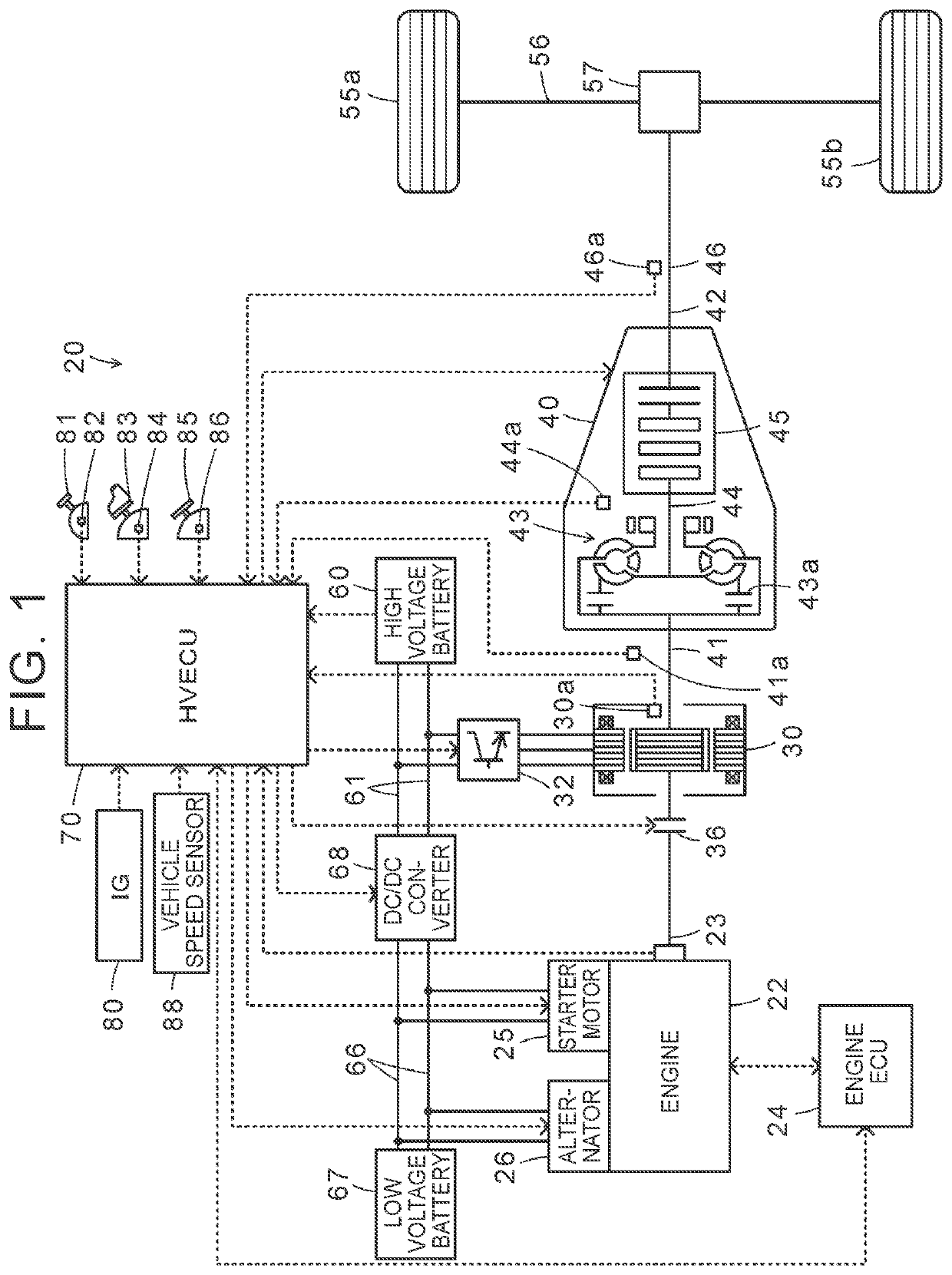 Hybrid vehicle and method of controlling hybrid vehicle