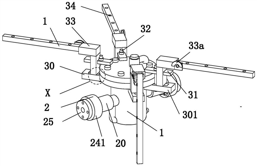 Upside-down bucket type drain valve with universal joint