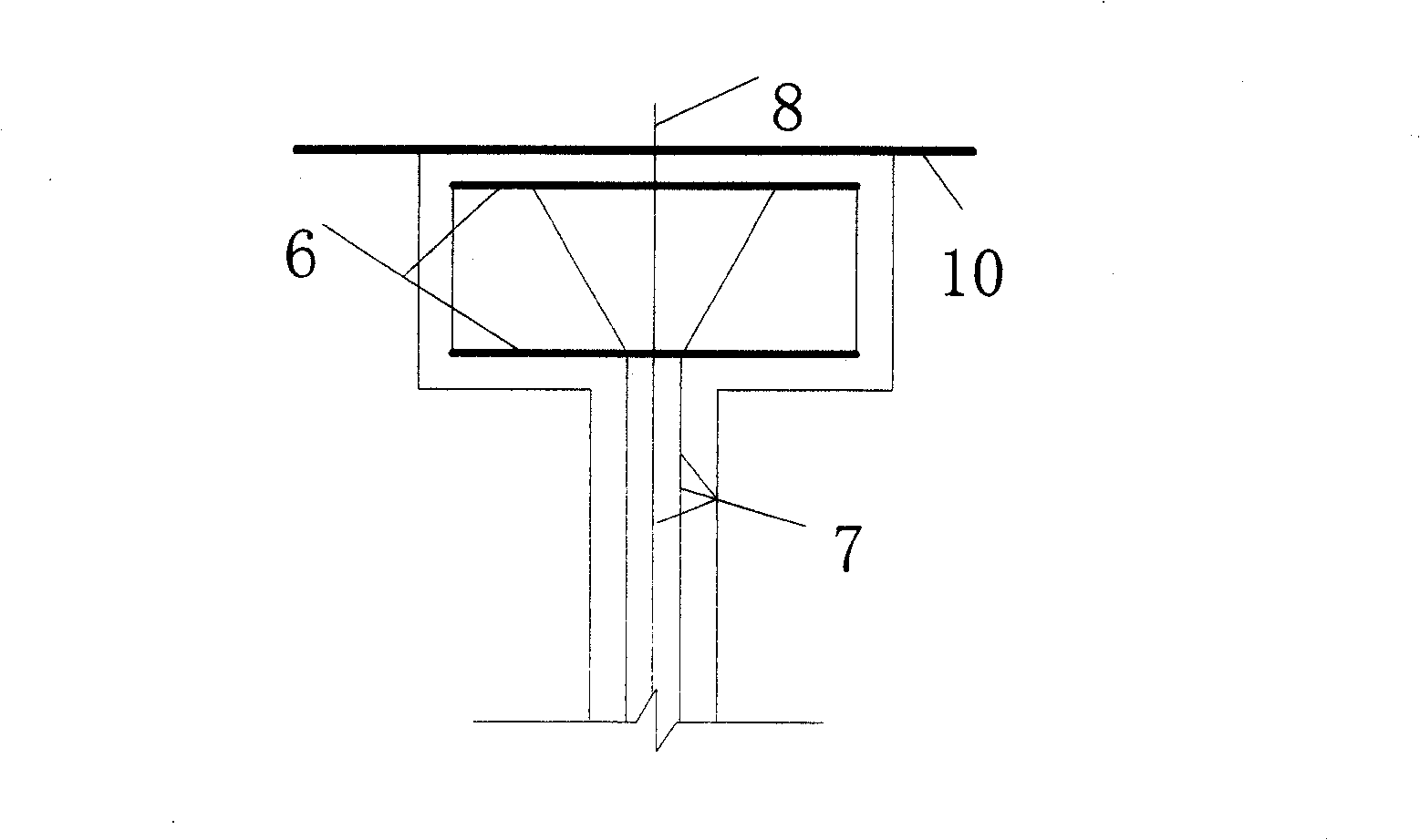 Plastic sleeve concrete pile and method thereof for reinforcing soft soil foundation