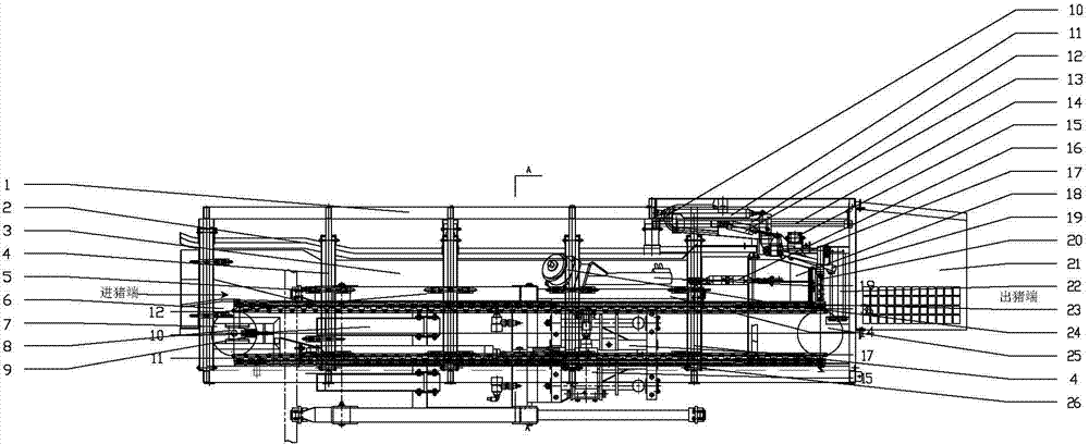 Intelligent intermediate-frequency instantaneous voltage-transformation automatic three-point electrical stunning machine and using method thereof