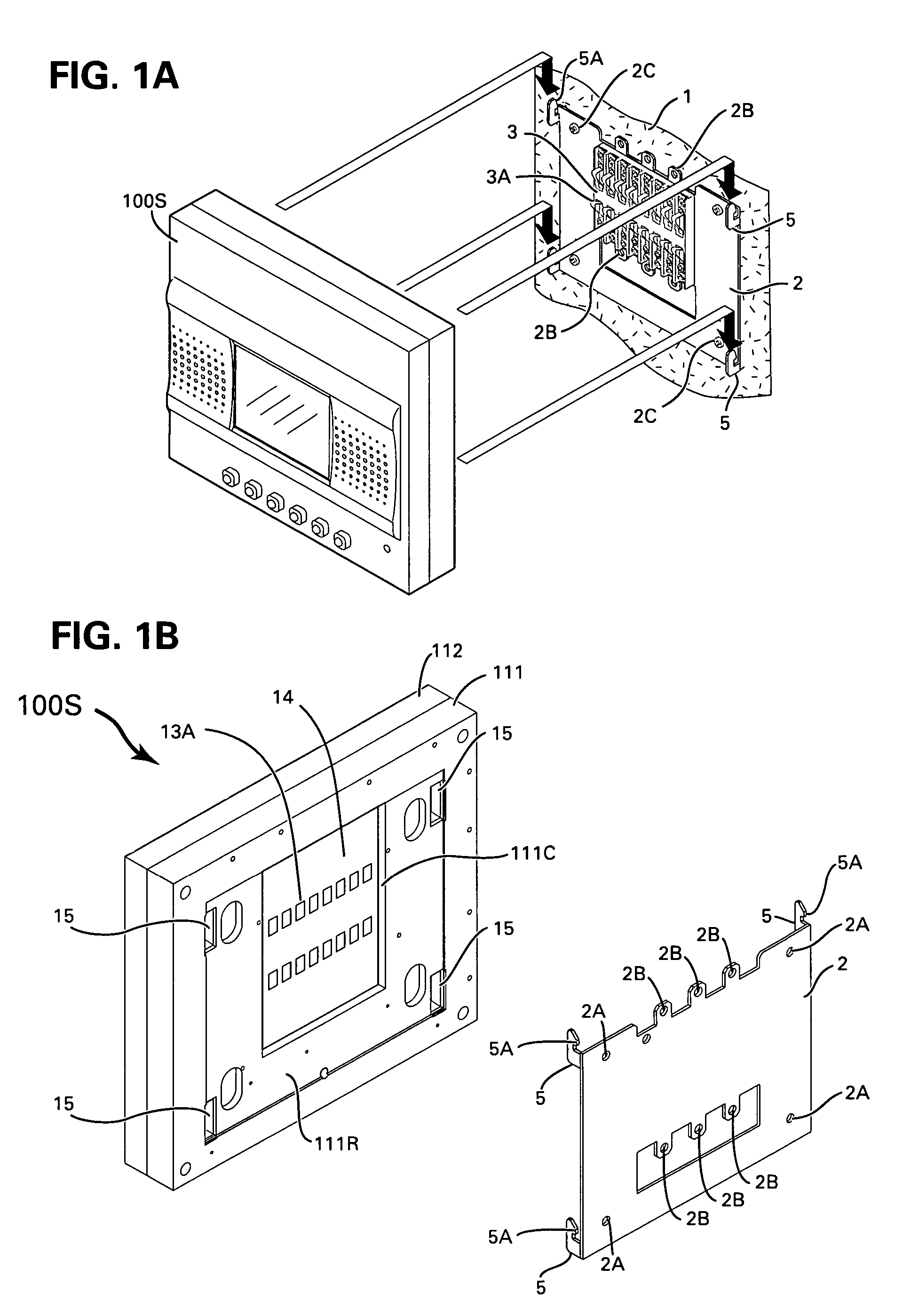 Method and apparatus for attaching display panels onto wall surface