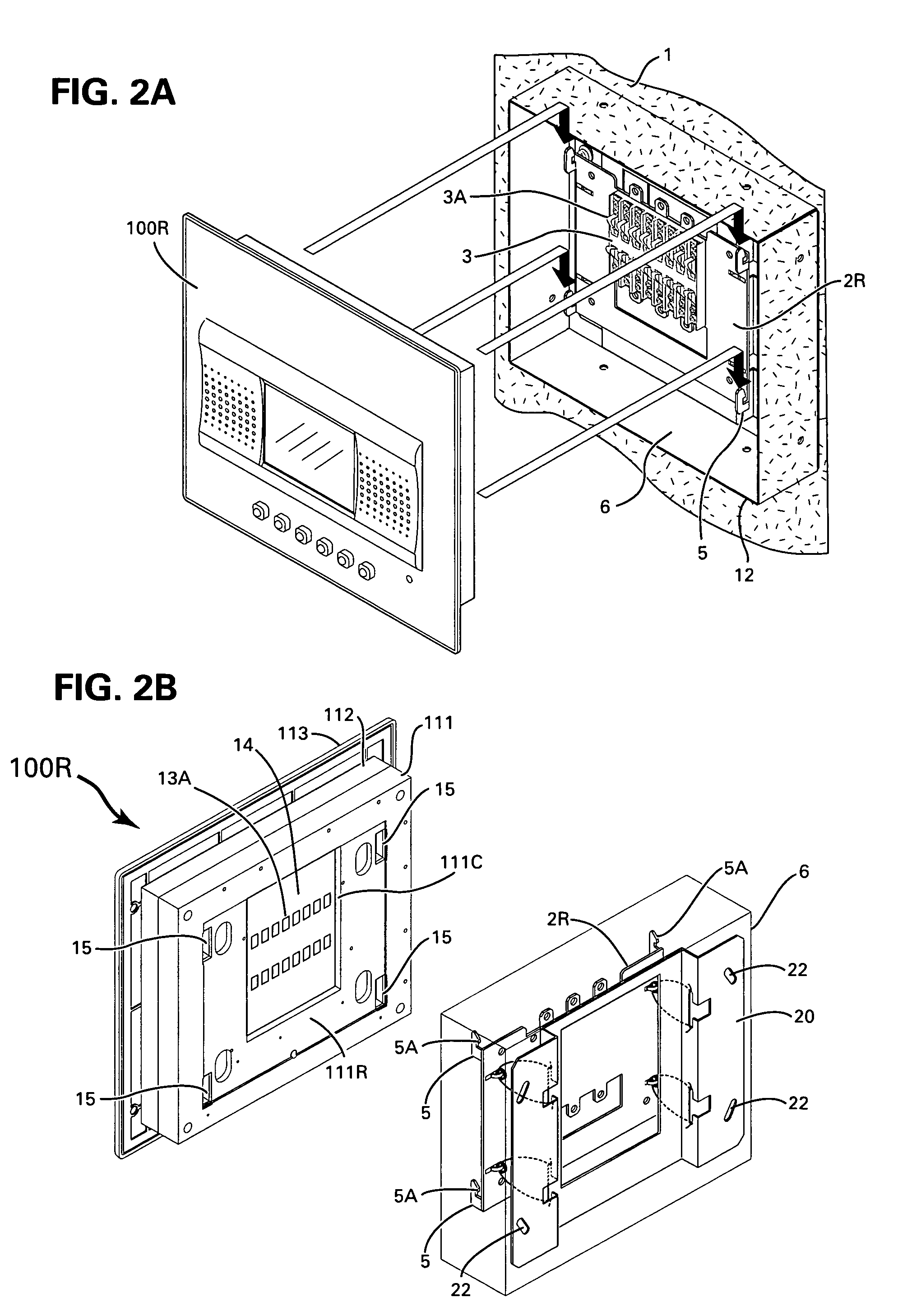 Method and apparatus for attaching display panels onto wall surface