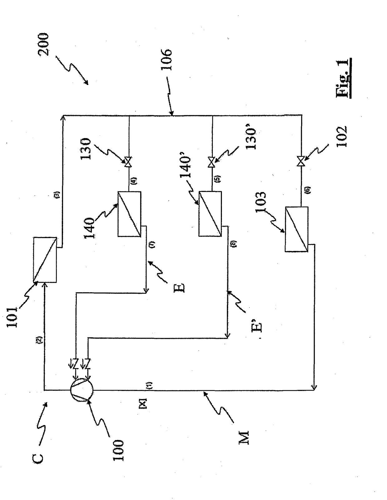 Reciprocating compressor for a cooling device