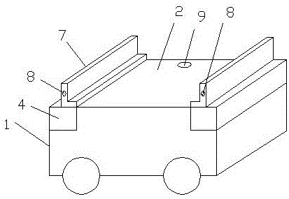 Quick mold change trolley and mold change method thereof