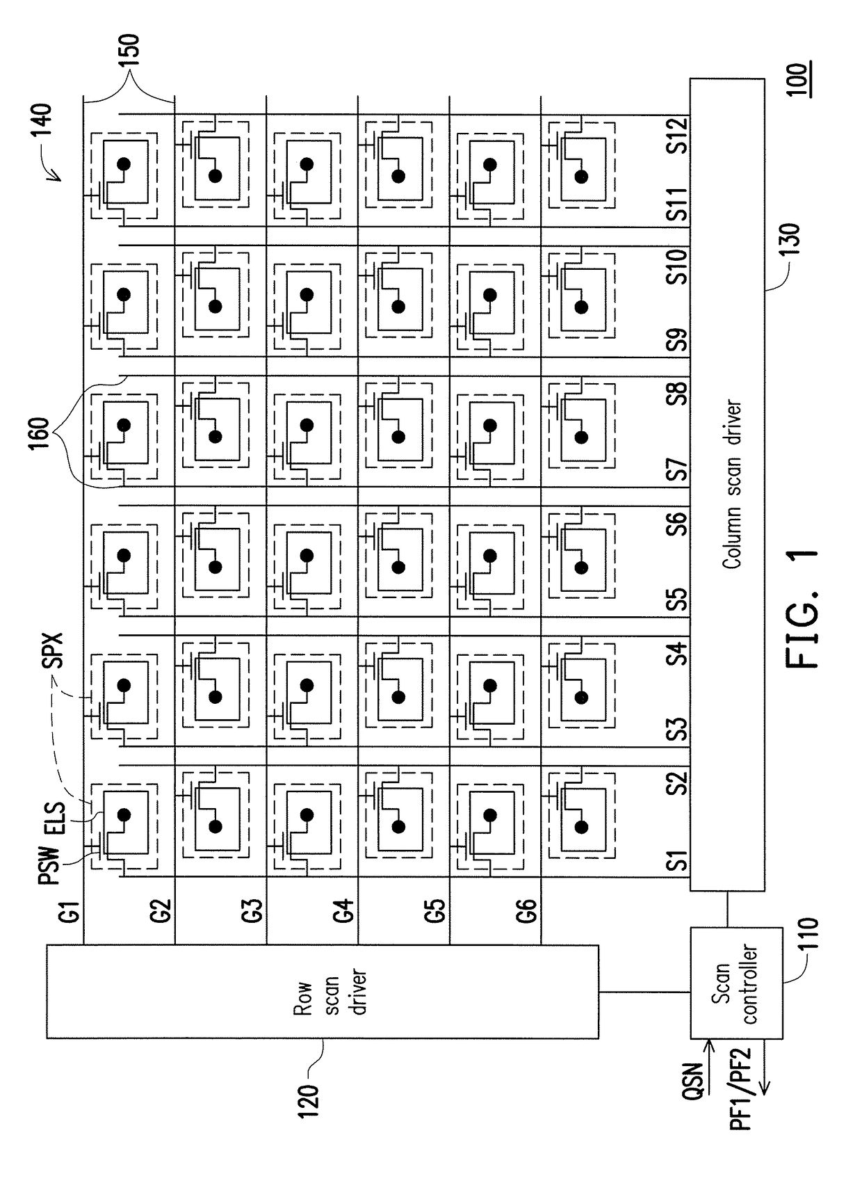 Sensing method of fingerprint sensor