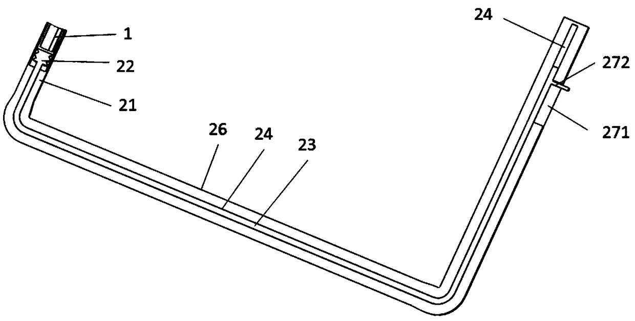 A tissue retractor for use in oral cavity operations