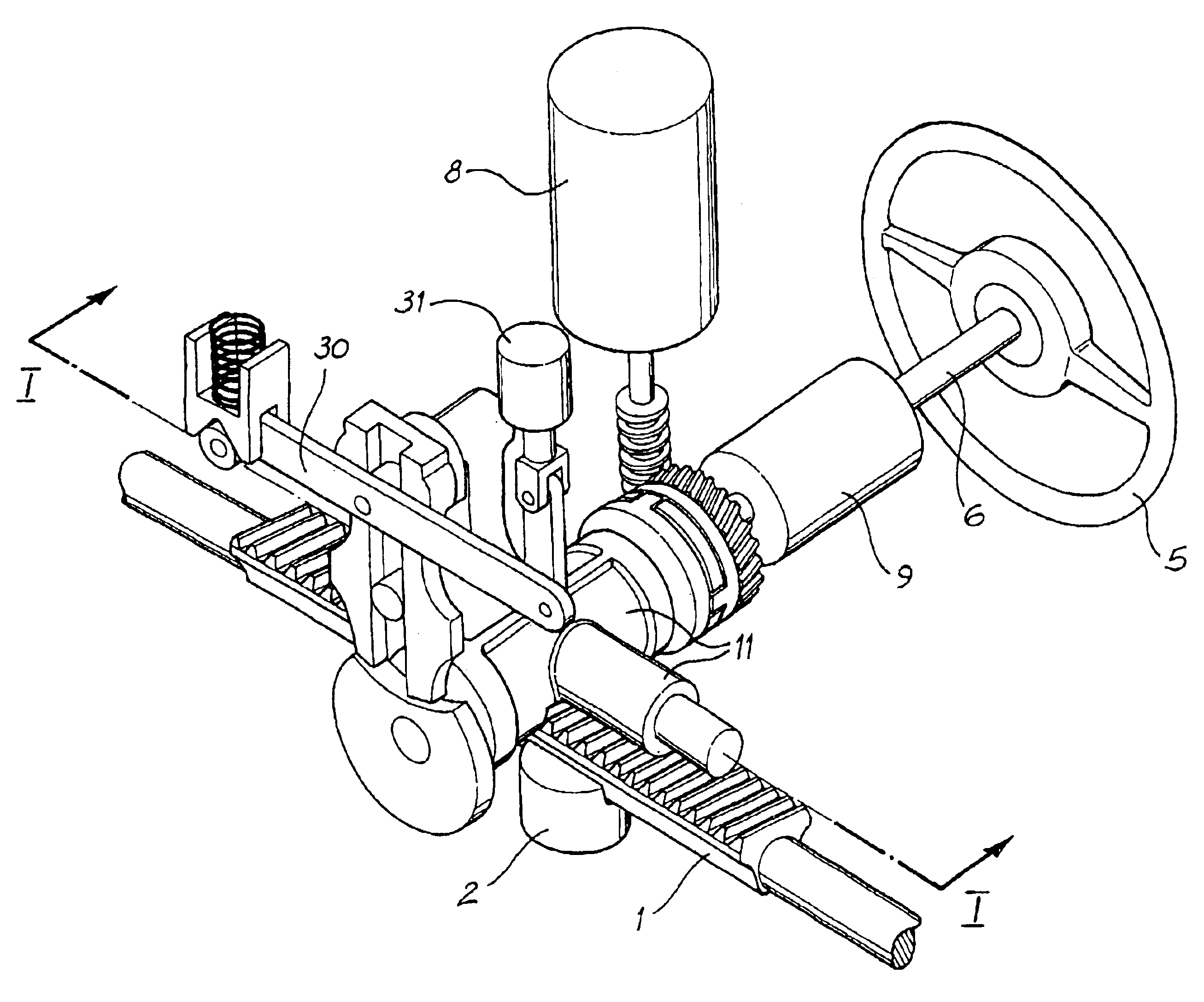 Variable ratio steering gear