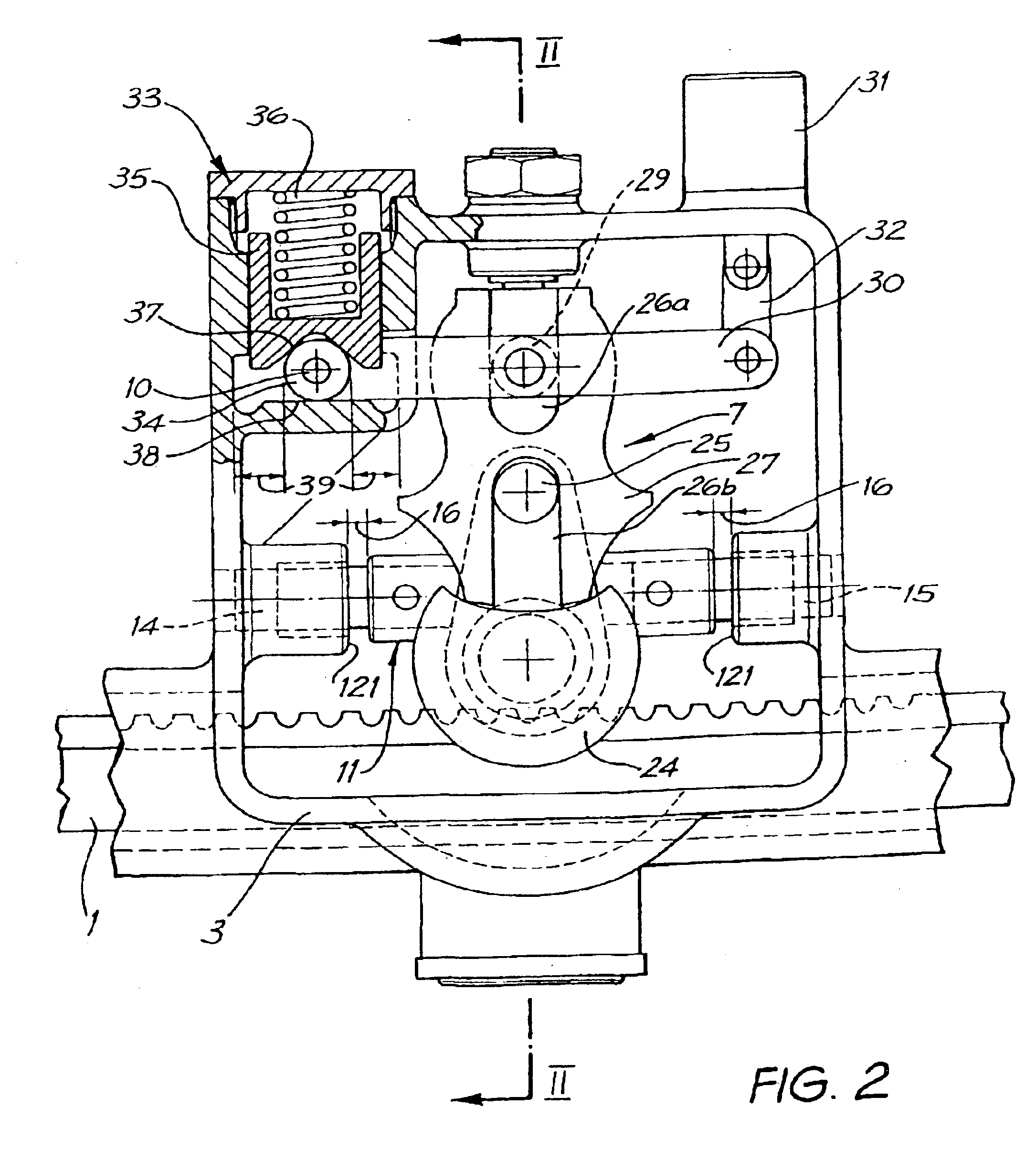 Variable ratio steering gear