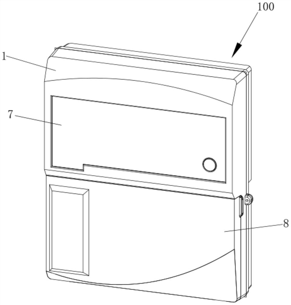 Gas meter with plug-in structure