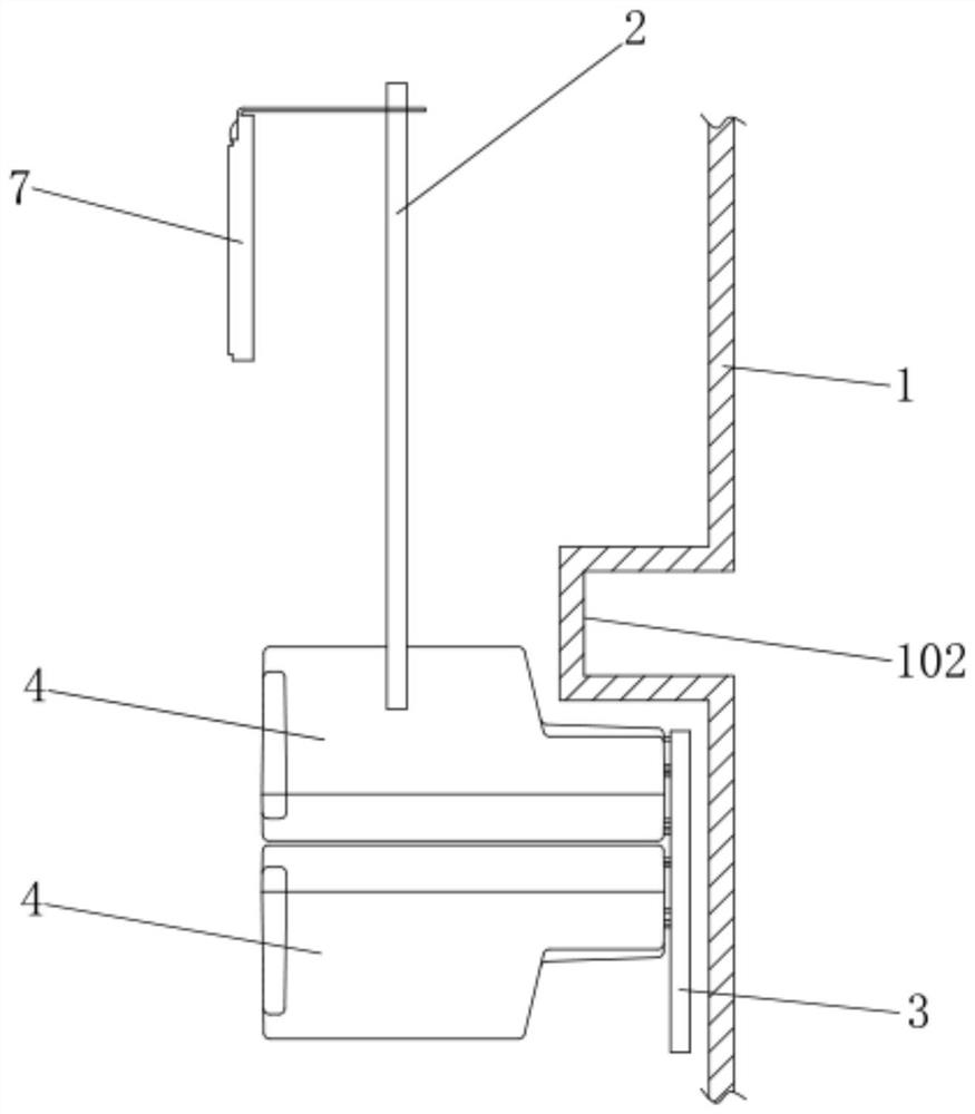 Gas meter with plug-in structure