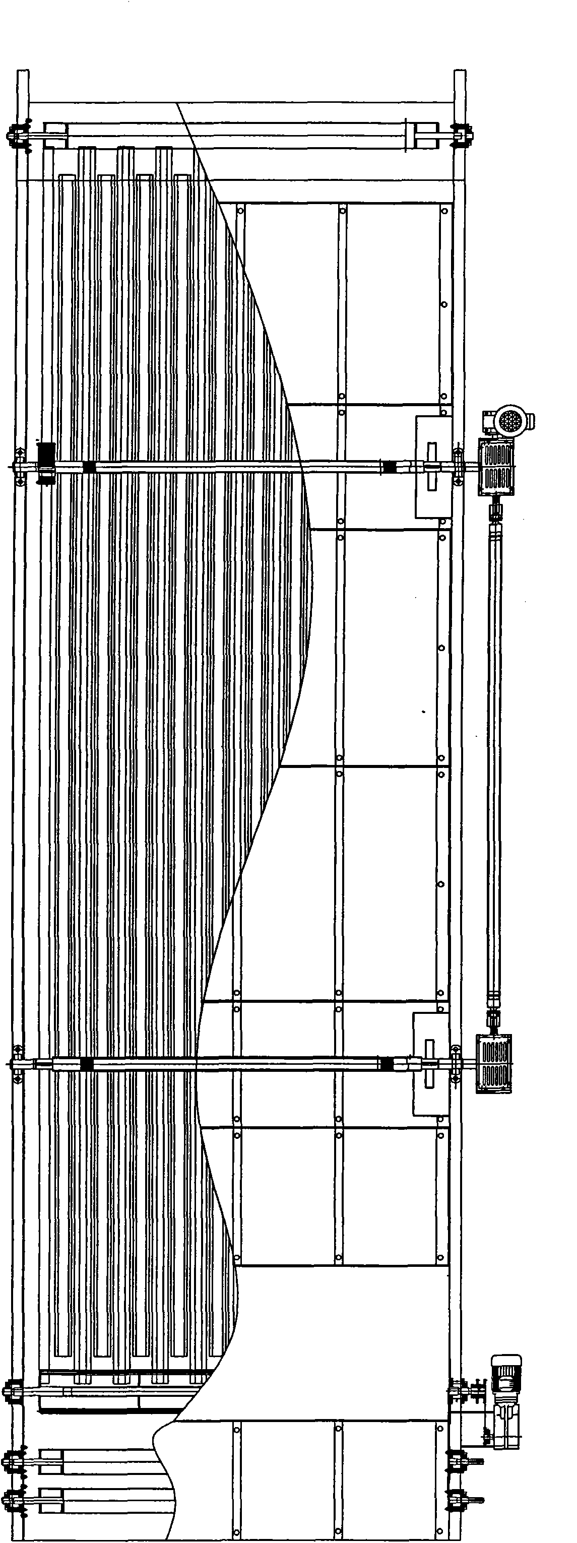 Progressive slow piling steaming box