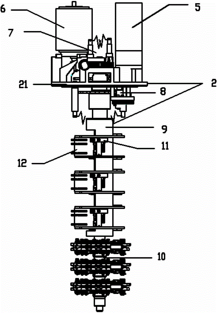 Transformer on-load capacity regulation tap-changer