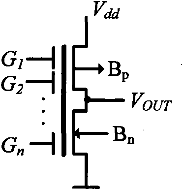 Multiple-valued counter unit based on nerve MOS tube and multi-digit multiple-valued counter