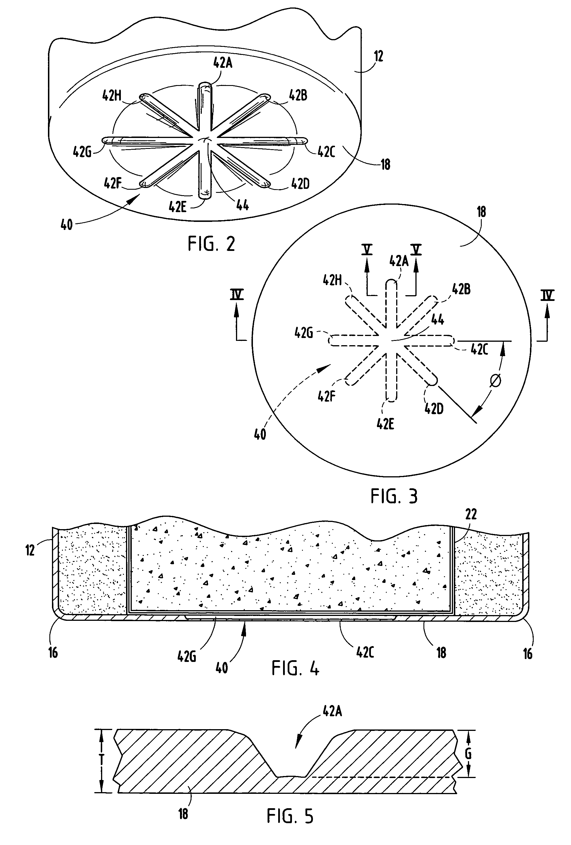 Battery container having cruciform vent and cover