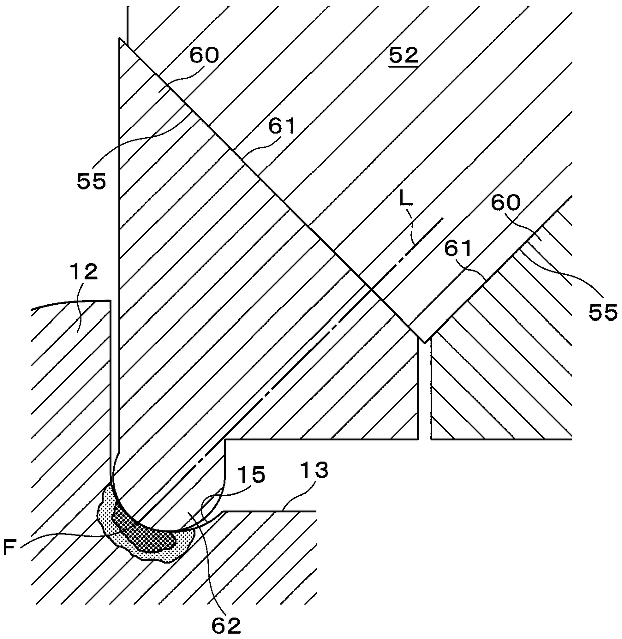 Strengthening method and strengthening device of rounded portion of crankshaft