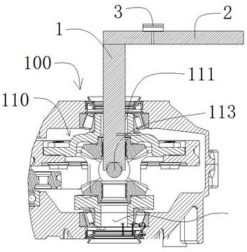 Method and device for quickly judging efficiency of new energy speed reducer