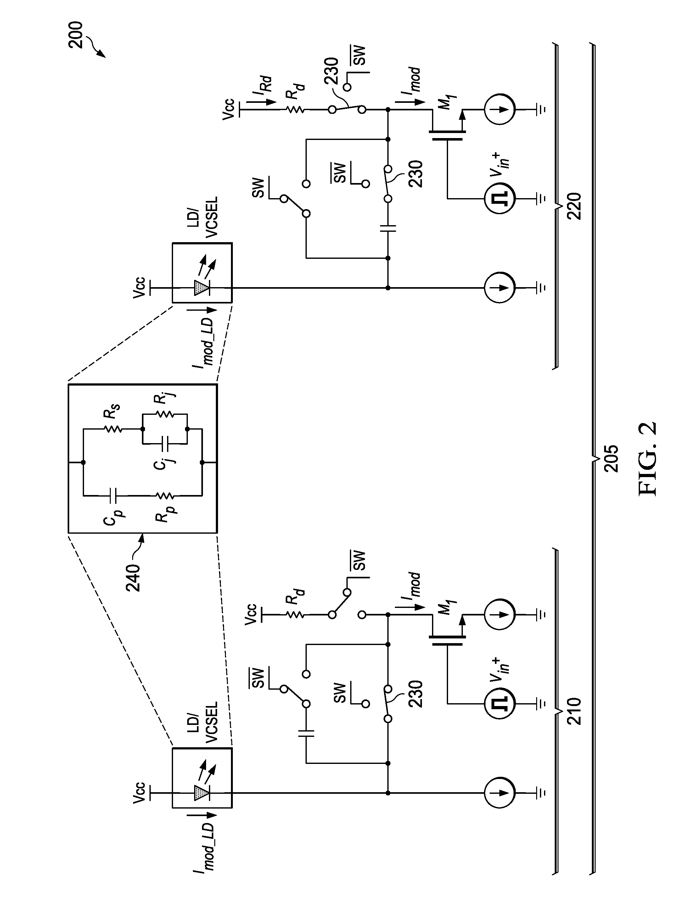 Method and circuit to reduce power consumption of optical transmitter