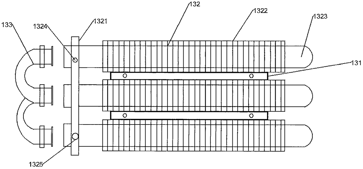 Rice threshing device with drying function