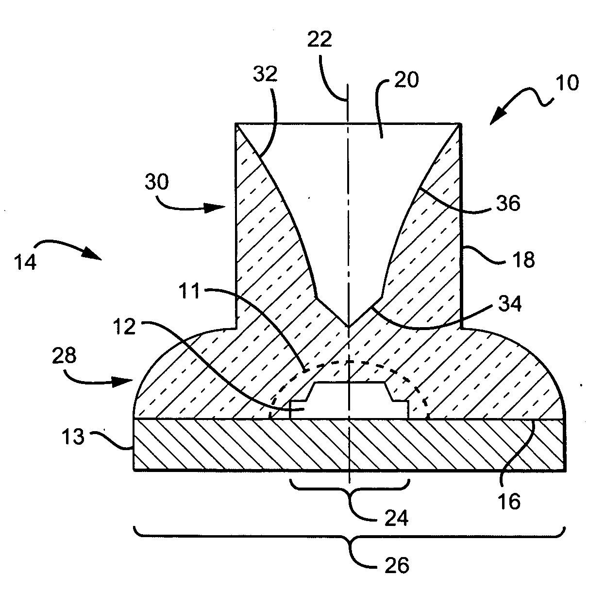 Side-emitting optical coupling device