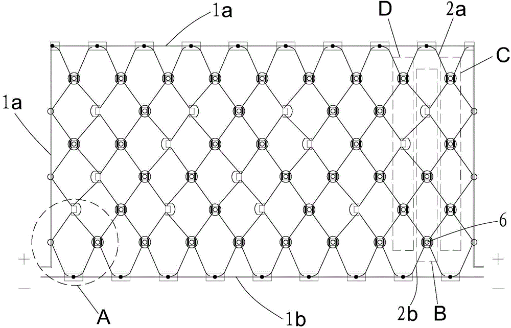 Circuit board type net lamp and manufacturing method thereof