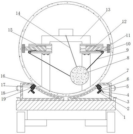 Auxiliary device for large drainage steel pipe transportation for construction site