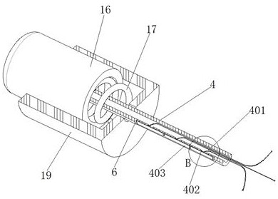 Auxiliary device for large drainage steel pipe transportation for construction site