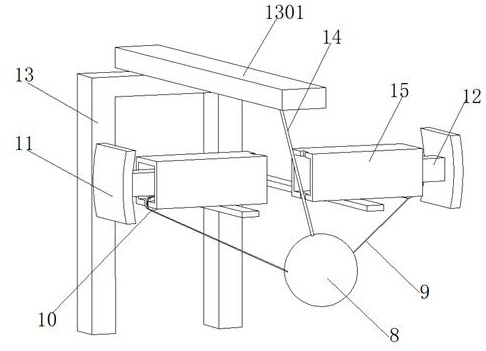 Auxiliary device for large drainage steel pipe transportation for construction site