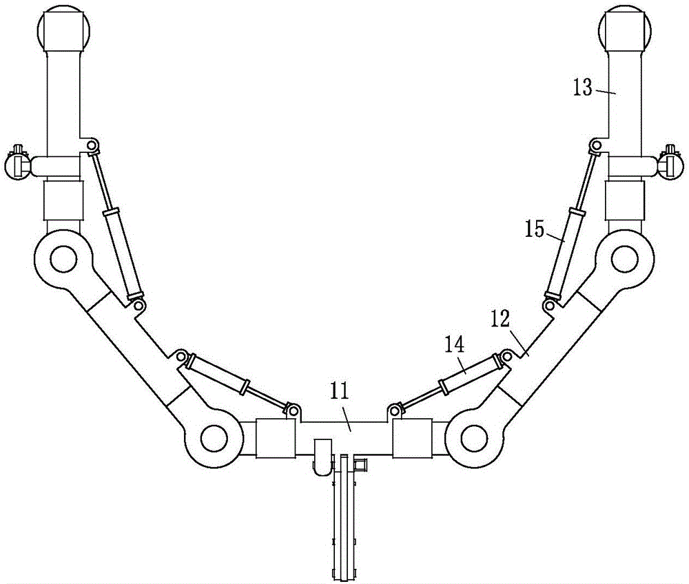 Semi-automatic stripper for sago cycas tillering