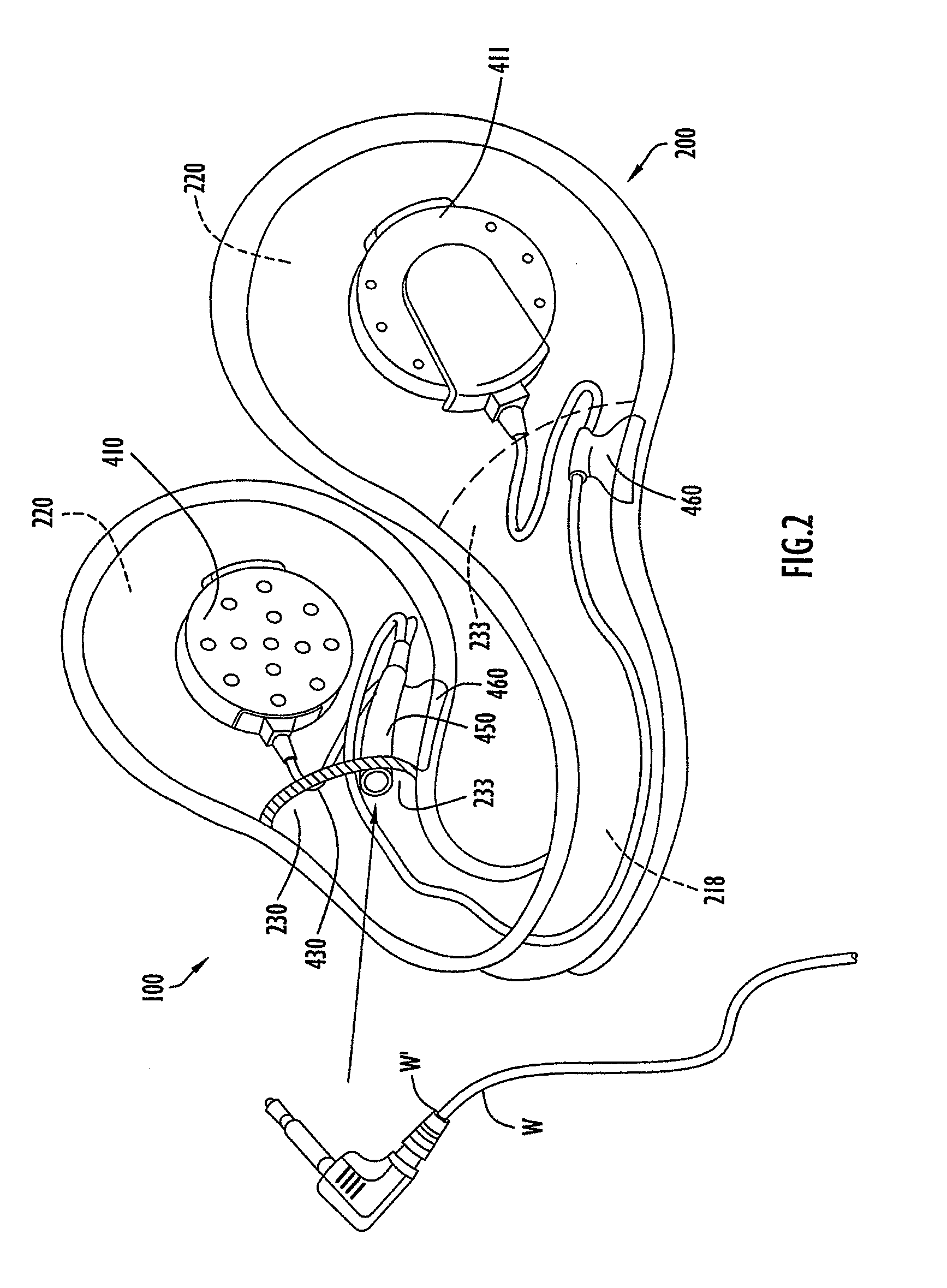 Ear warmer with a speaker system